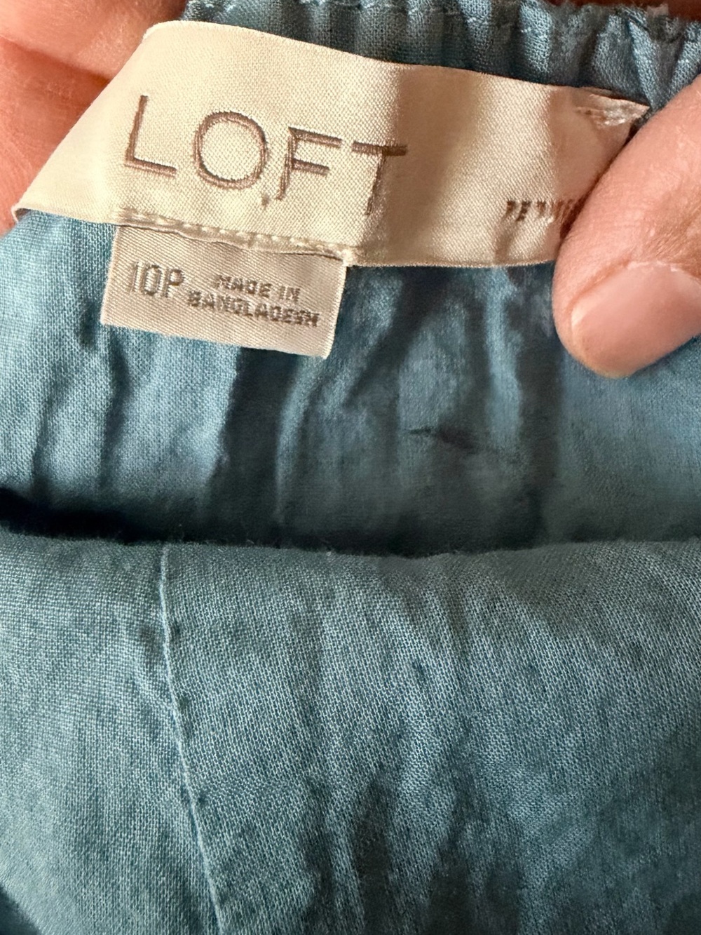 LOFT Blue Dot Mini Dress - Picture 5 of 5